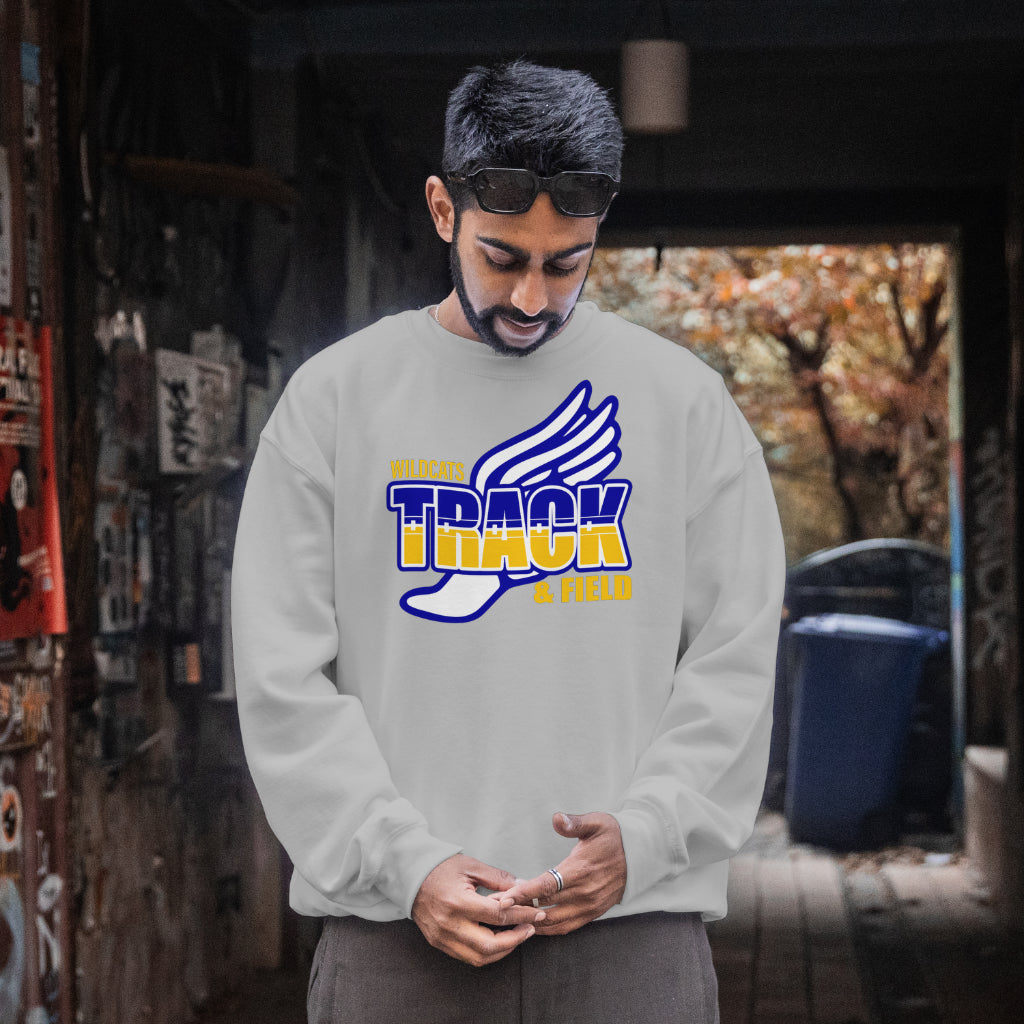 Wildcats Track Crewneck