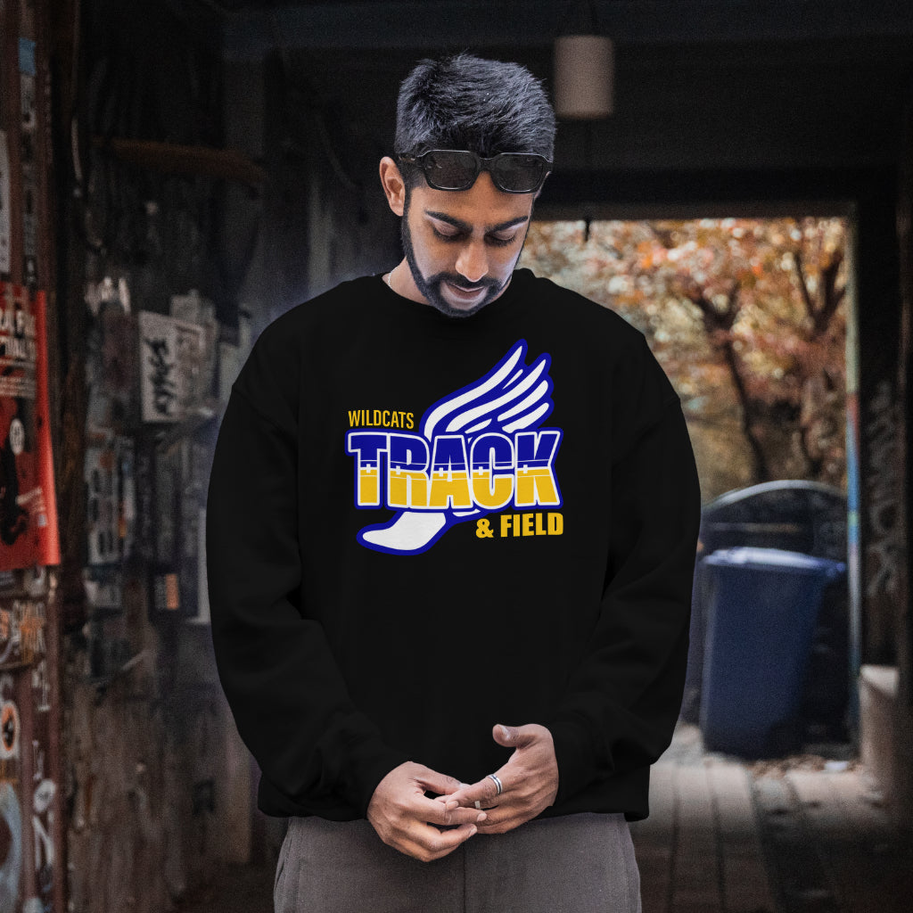 Wildcats Track Crewneck