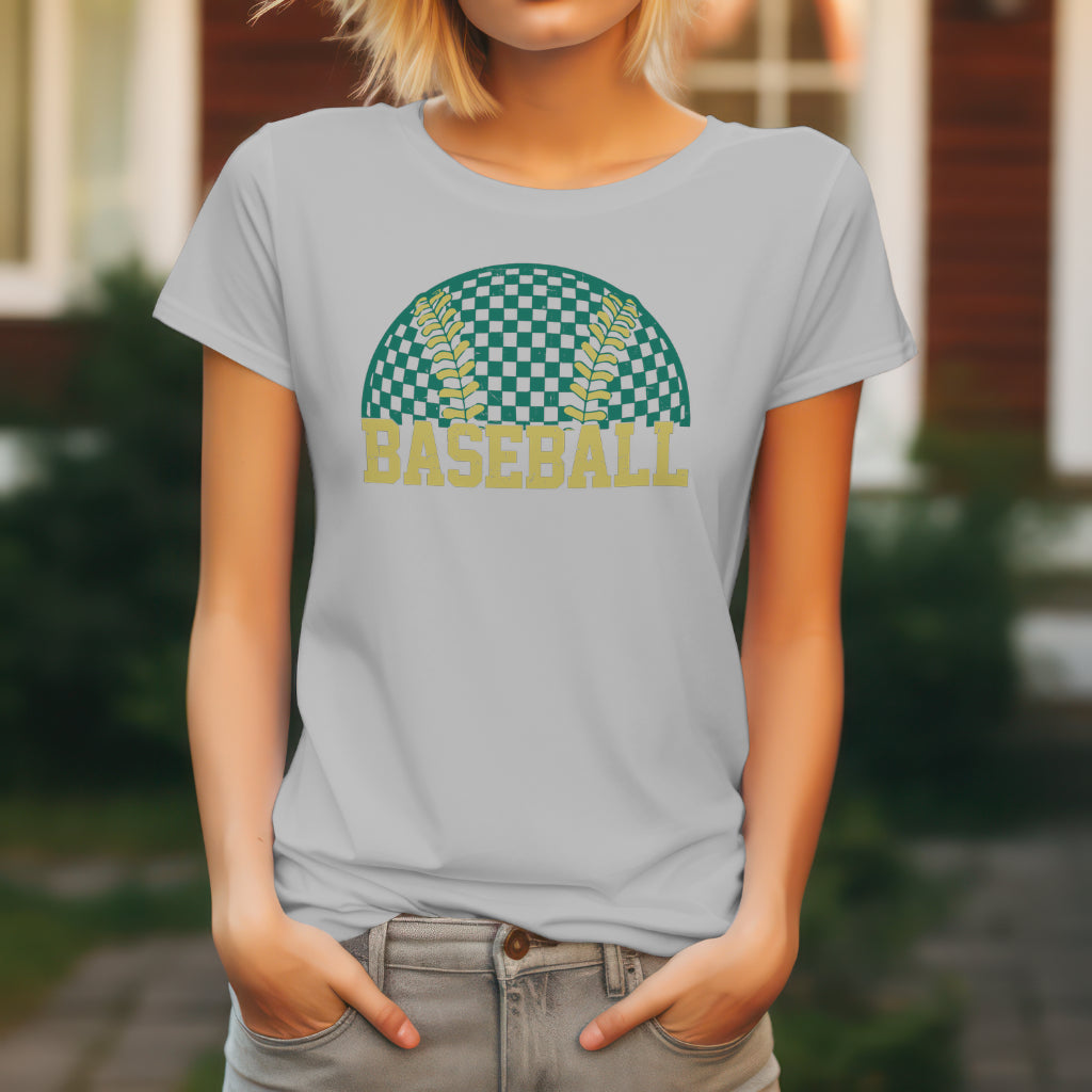 Retro Greenwave Baseball