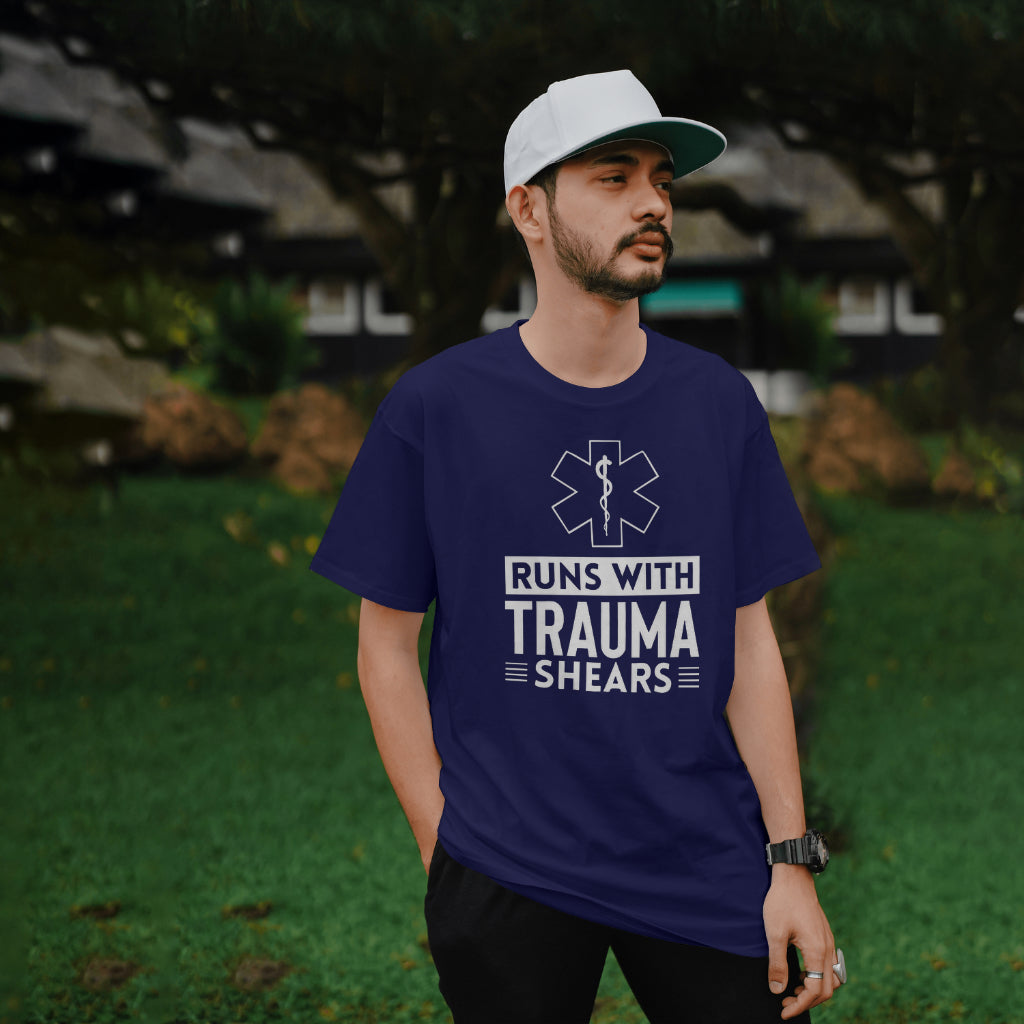 Runs With Trauma Shears