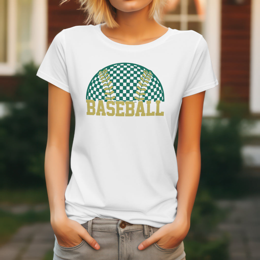 Retro Greenwave Baseball