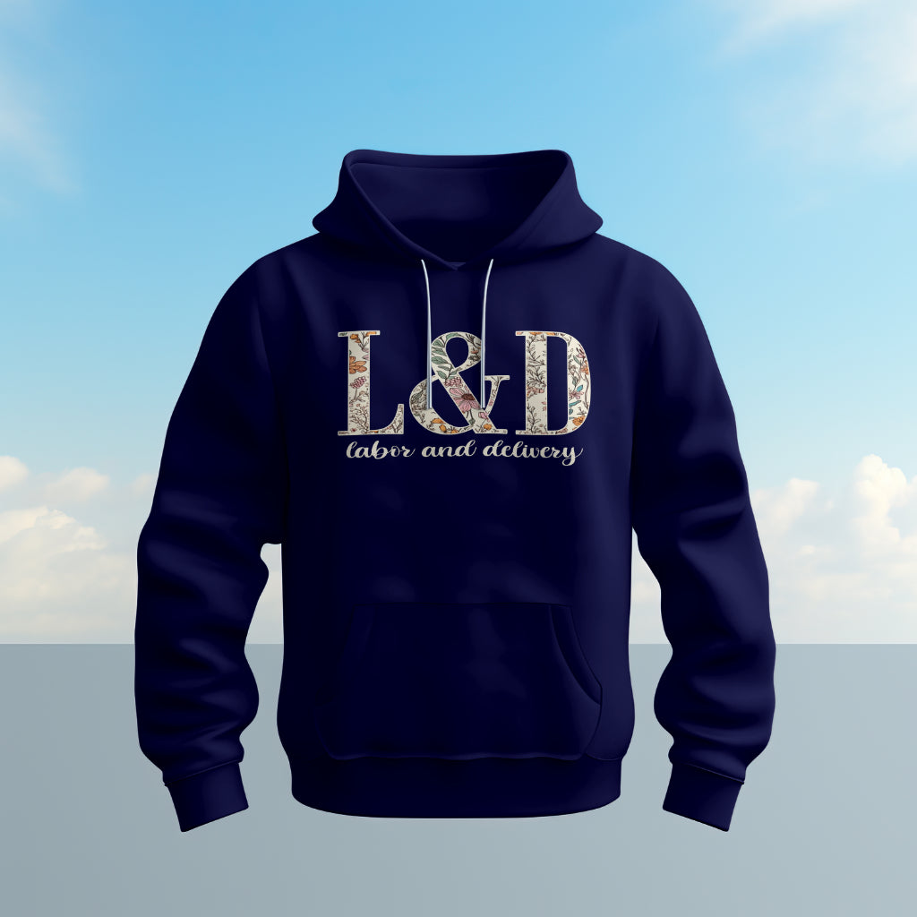 Floral Labor & Delivery Hoodie