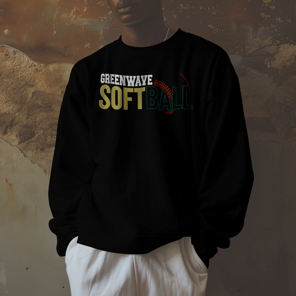 Greenwave Softball Crewneck