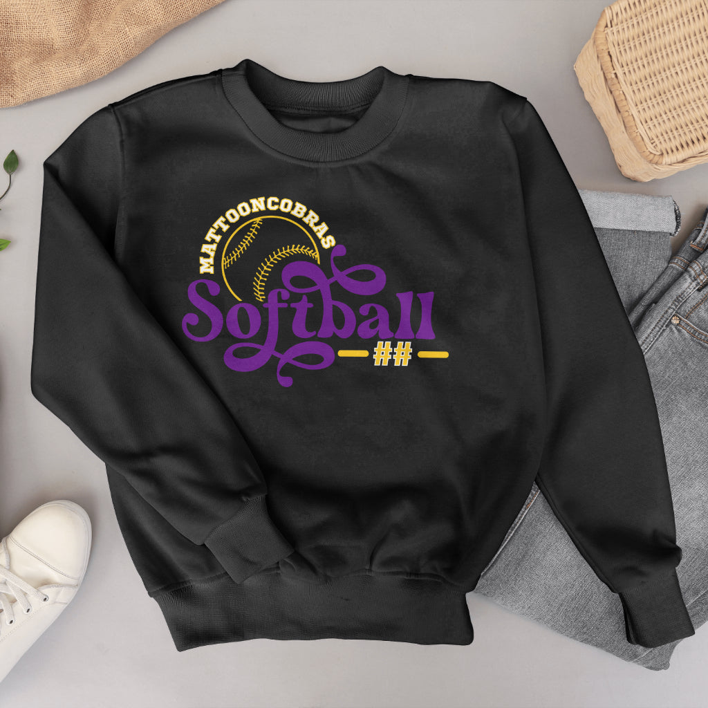 Curvy Cobras Softball Crewneck