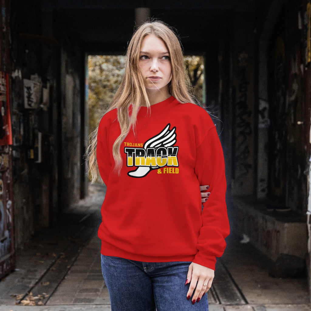 Trojans Track Crewneck