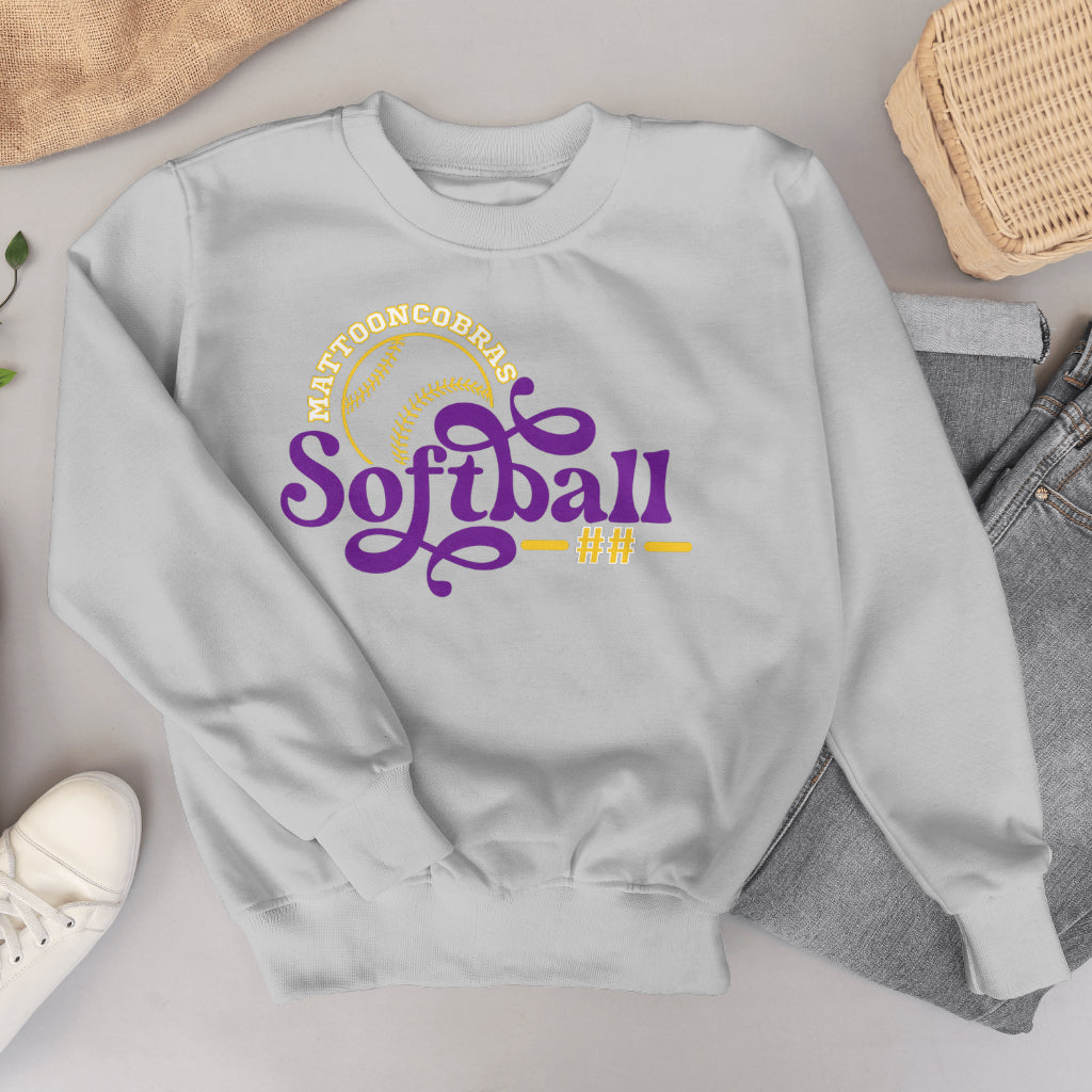 Curvy Cobras Softball Crewneck