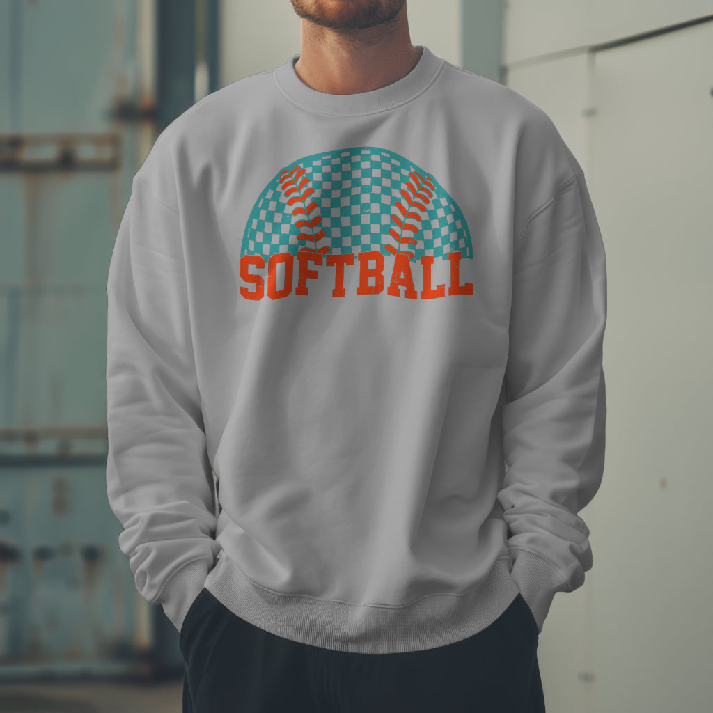 Retro Pride Softball Crewneck