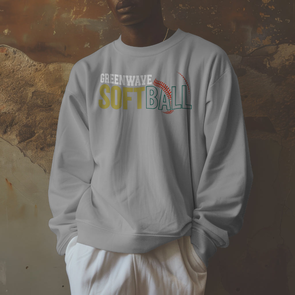 Greenwave Softball Crewneck