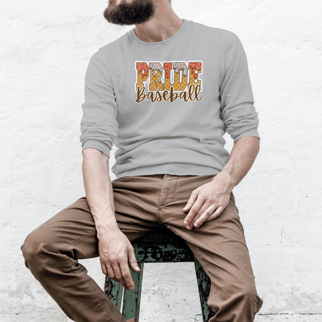 Waffle Pride Baseball Crewneck