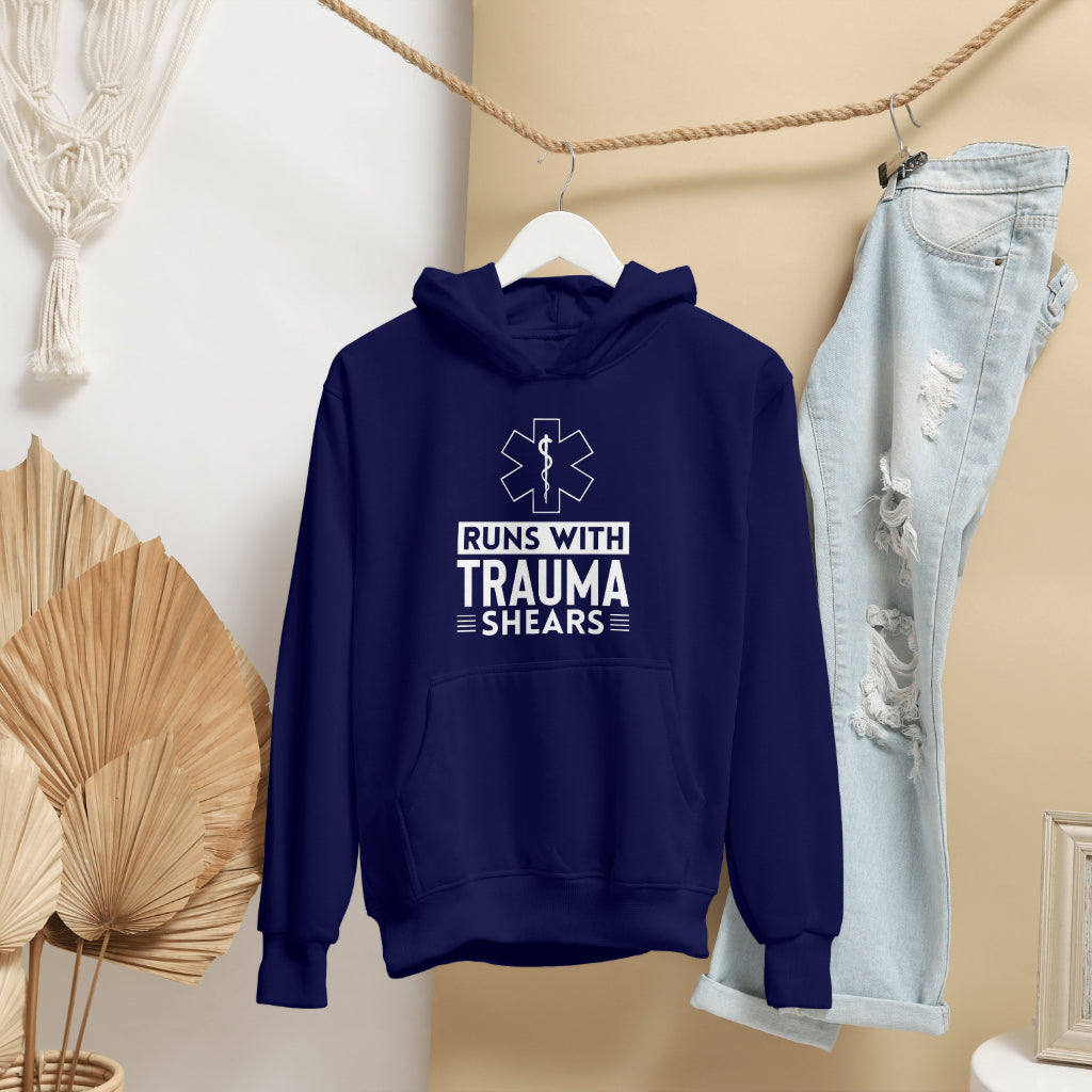 Runs With Trauma Shears Hoodie