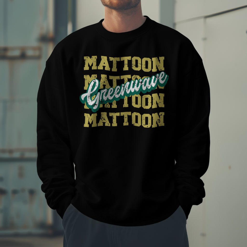 Distressed Greenwave Crewneck