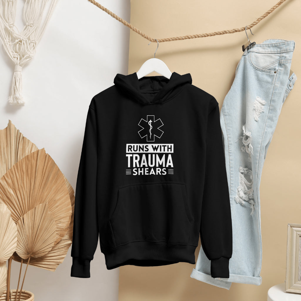 Runs With Trauma Shears Hoodie