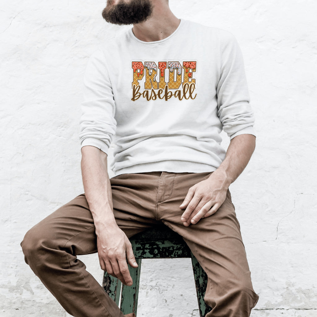 Waffle Pride Baseball Crewneck