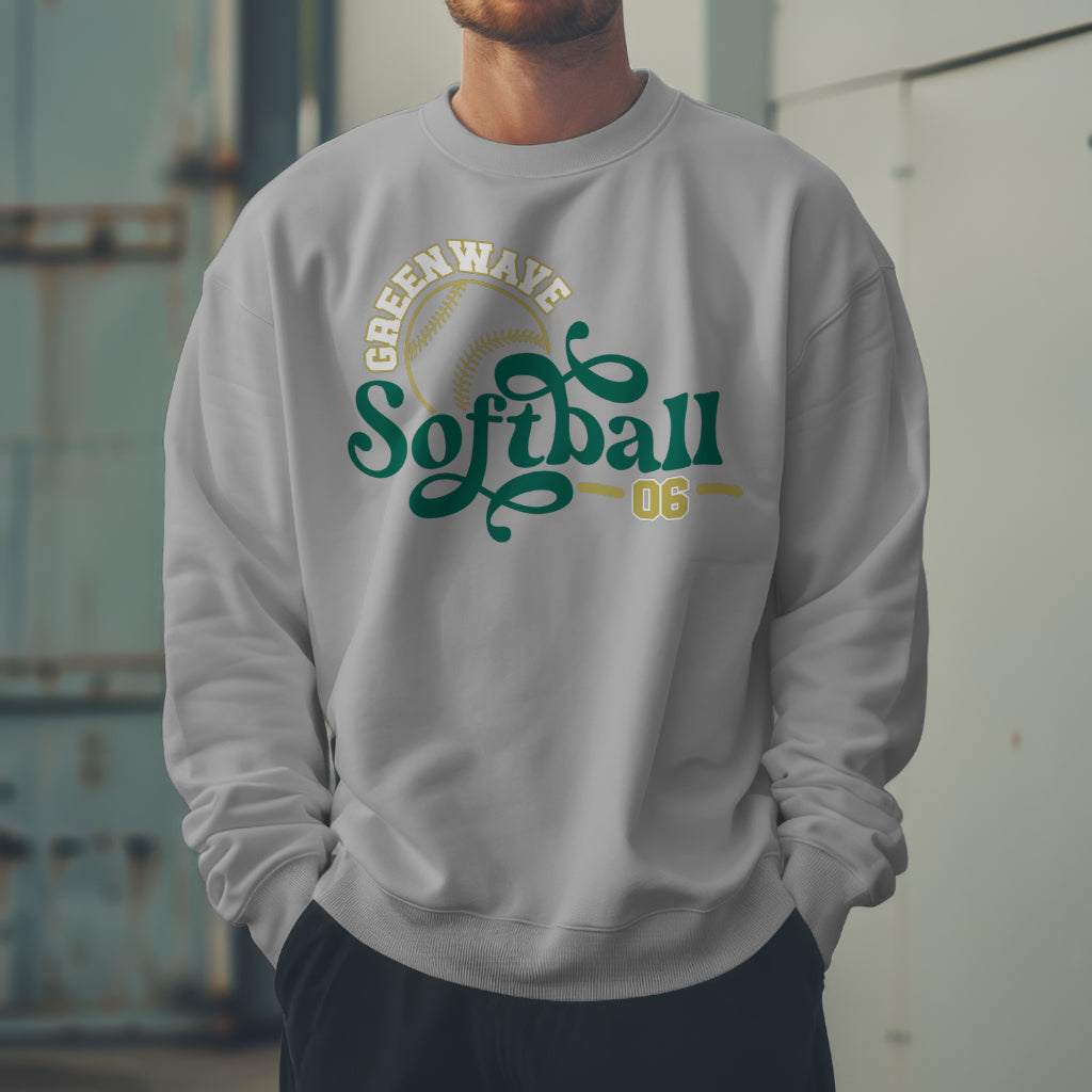 Greenwave Curvy Softall Crewneck