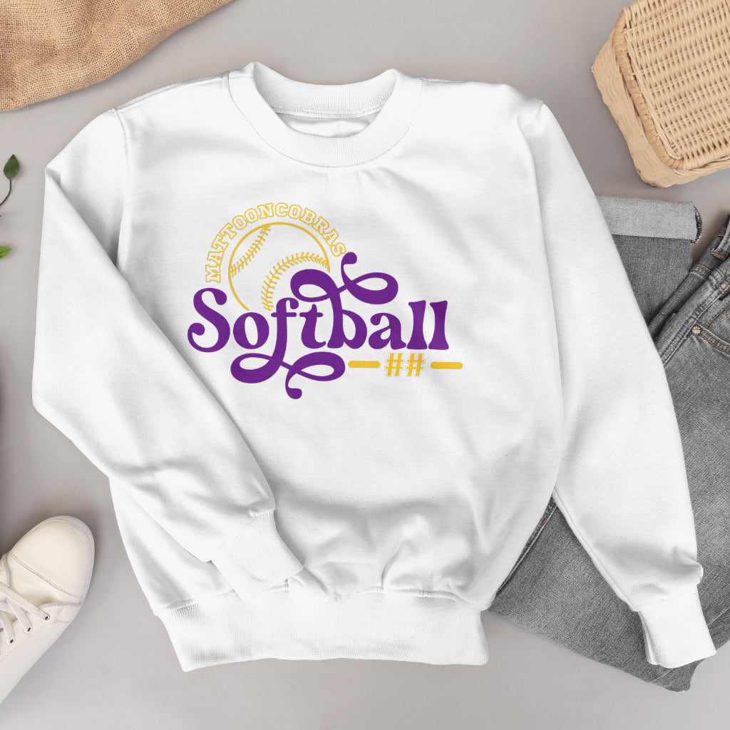 Curvy Cobras Softball Crewneck