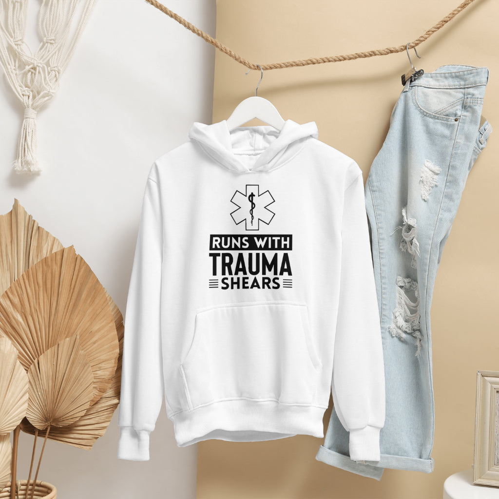 Runs With Trauma Shears Hoodie