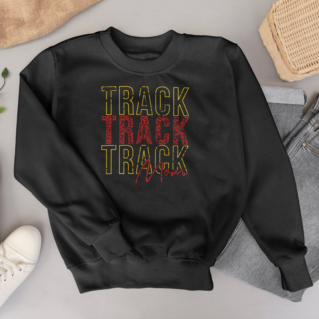 Trojans Track Mom Crewneck