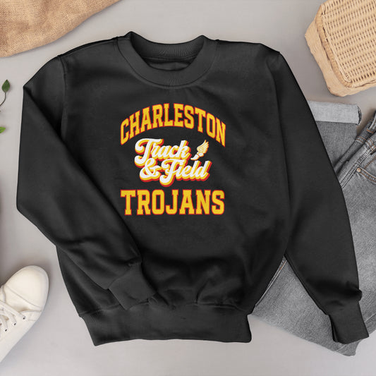 Charleston Trojans Track & Field Crewneck