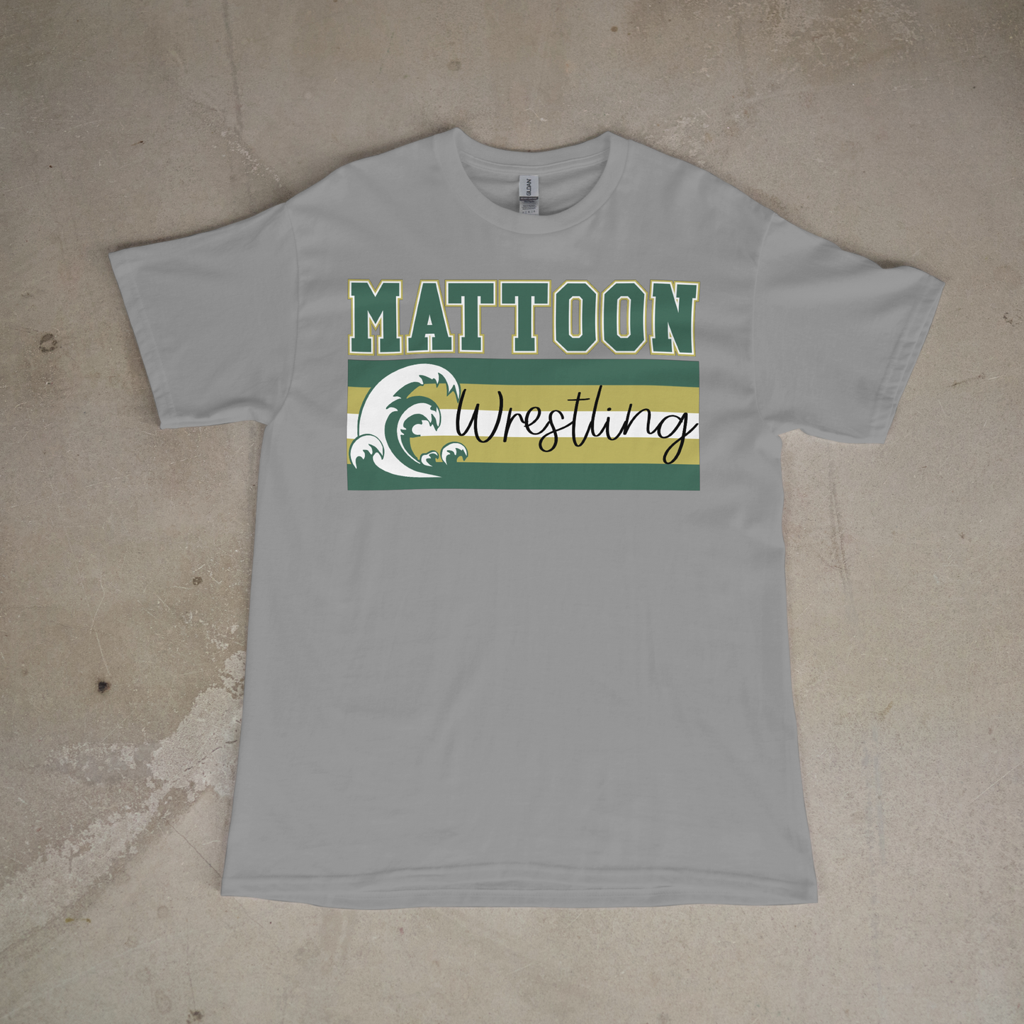 Mattoon Wrestling Color Block
