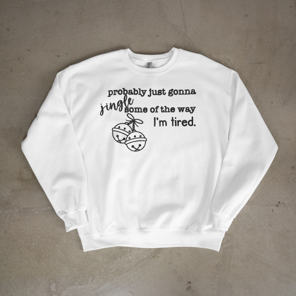 Jingle Some of the Way Embroidered