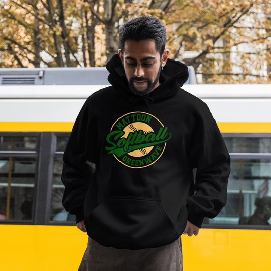 Greenwave Softball Badge Hoodie