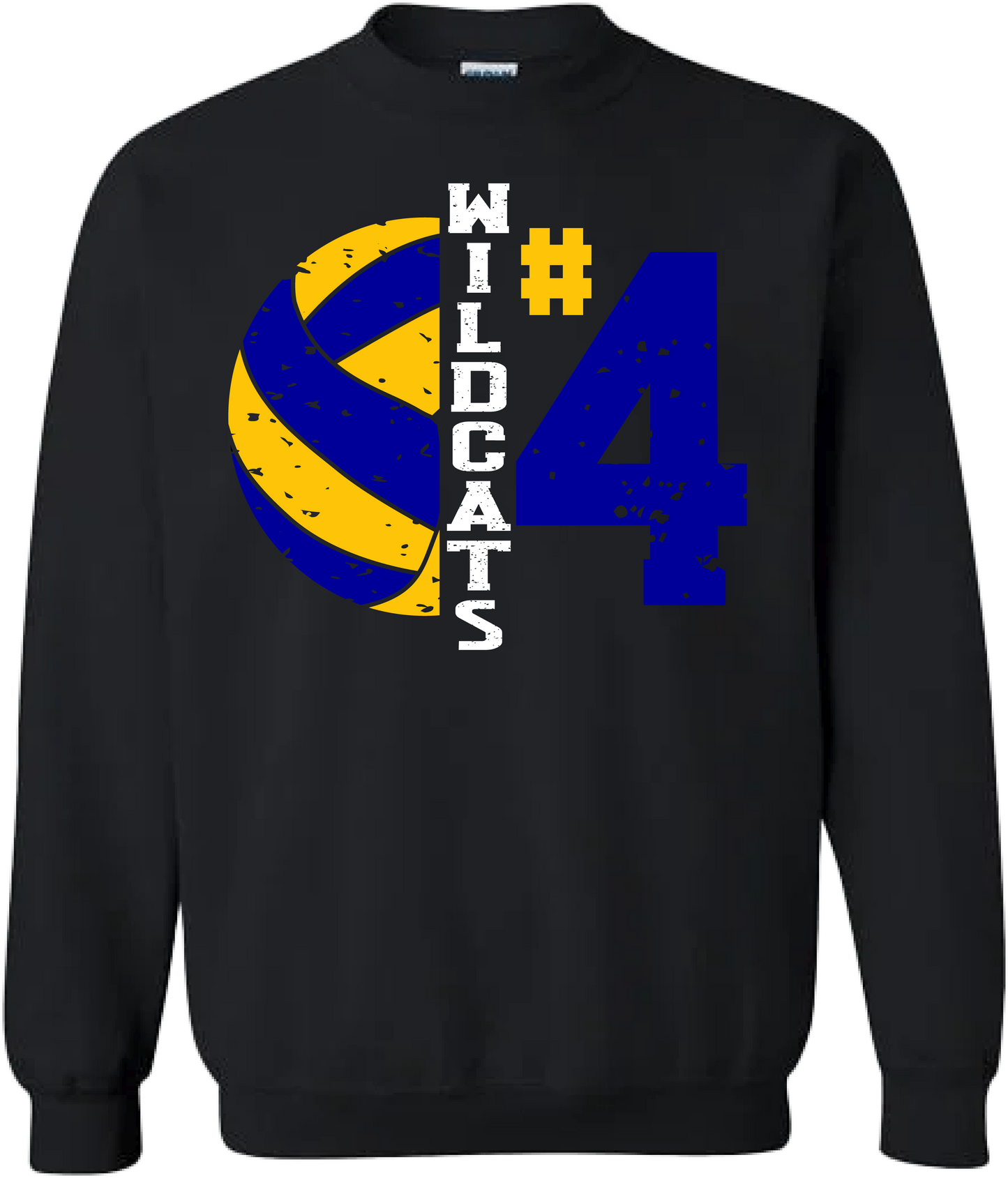 Wildcat Volleyball # Crewneck