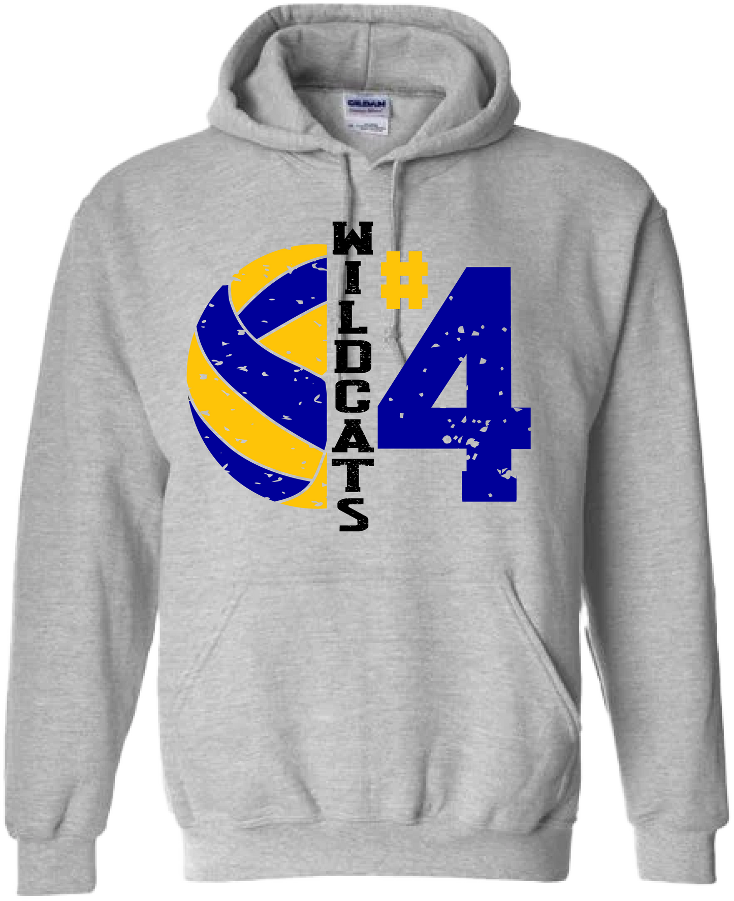 Wildcat Volleyball # Hoodie