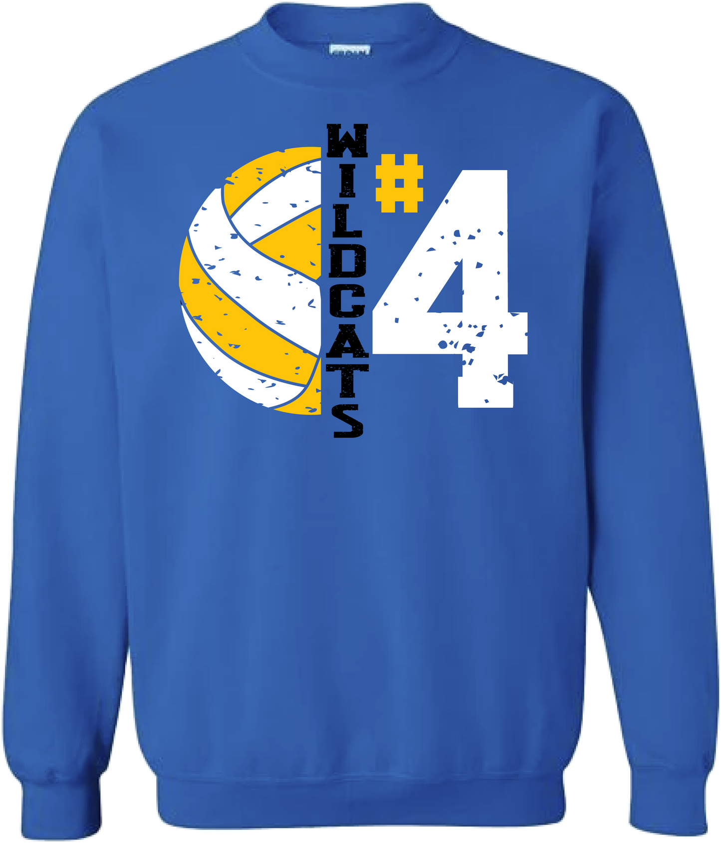 Wildcat Volleyball # Crewneck
