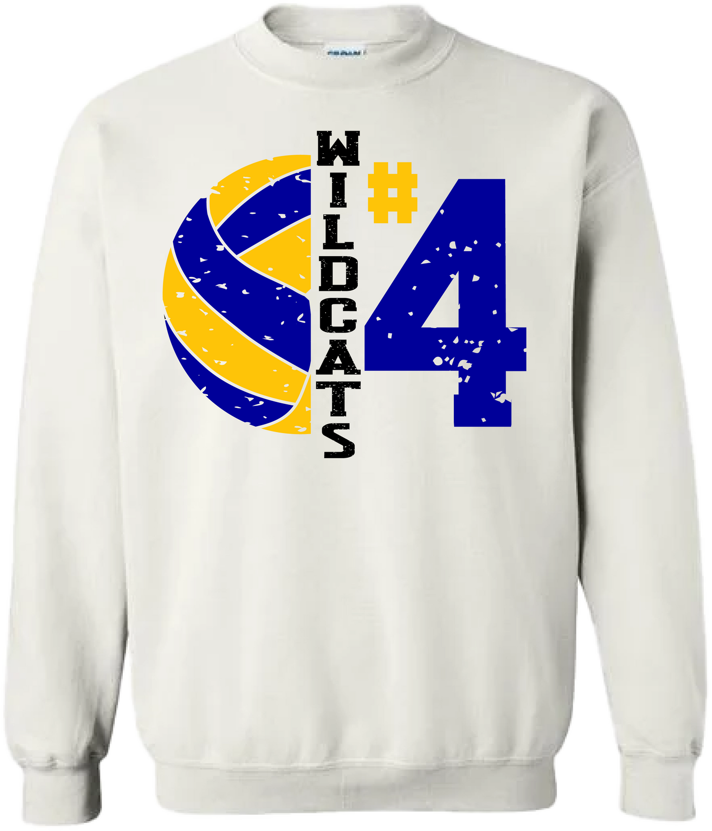Wildcat Volleyball # Crewneck