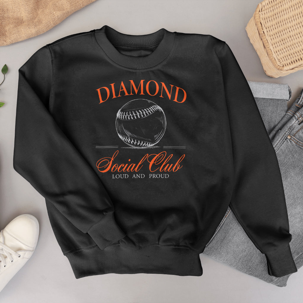 Diamond Social Club Pride Baseball Crewneck