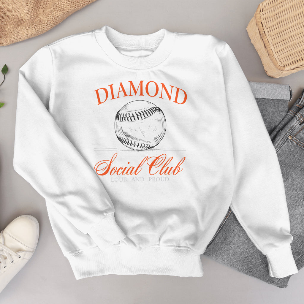 Diamond Social Club Pride Baseball Crewneck