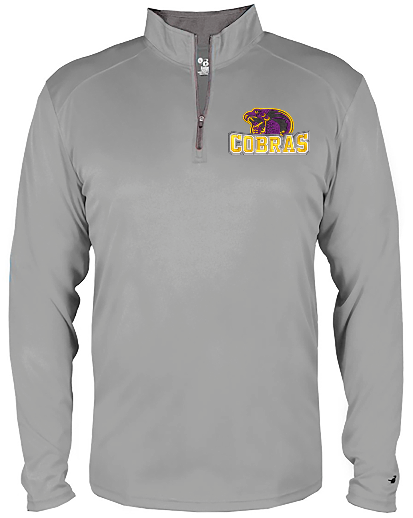 24/25 Cobras Long Sleeve Embroidered Dri-Fit Quarter Zips