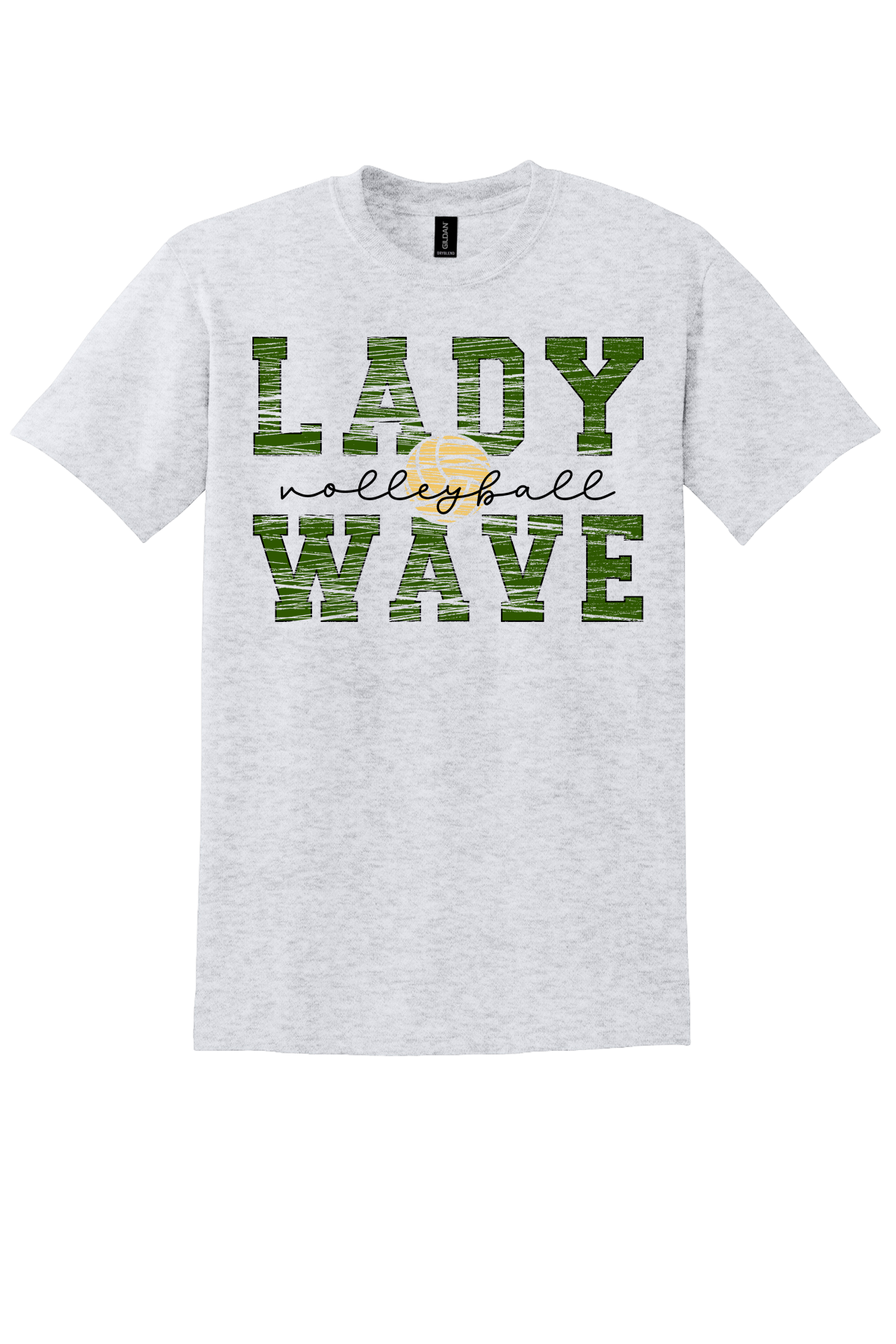 Lady Wave Volleyball Distressed