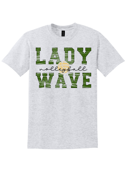 Lady Wave Volleyball Distressed