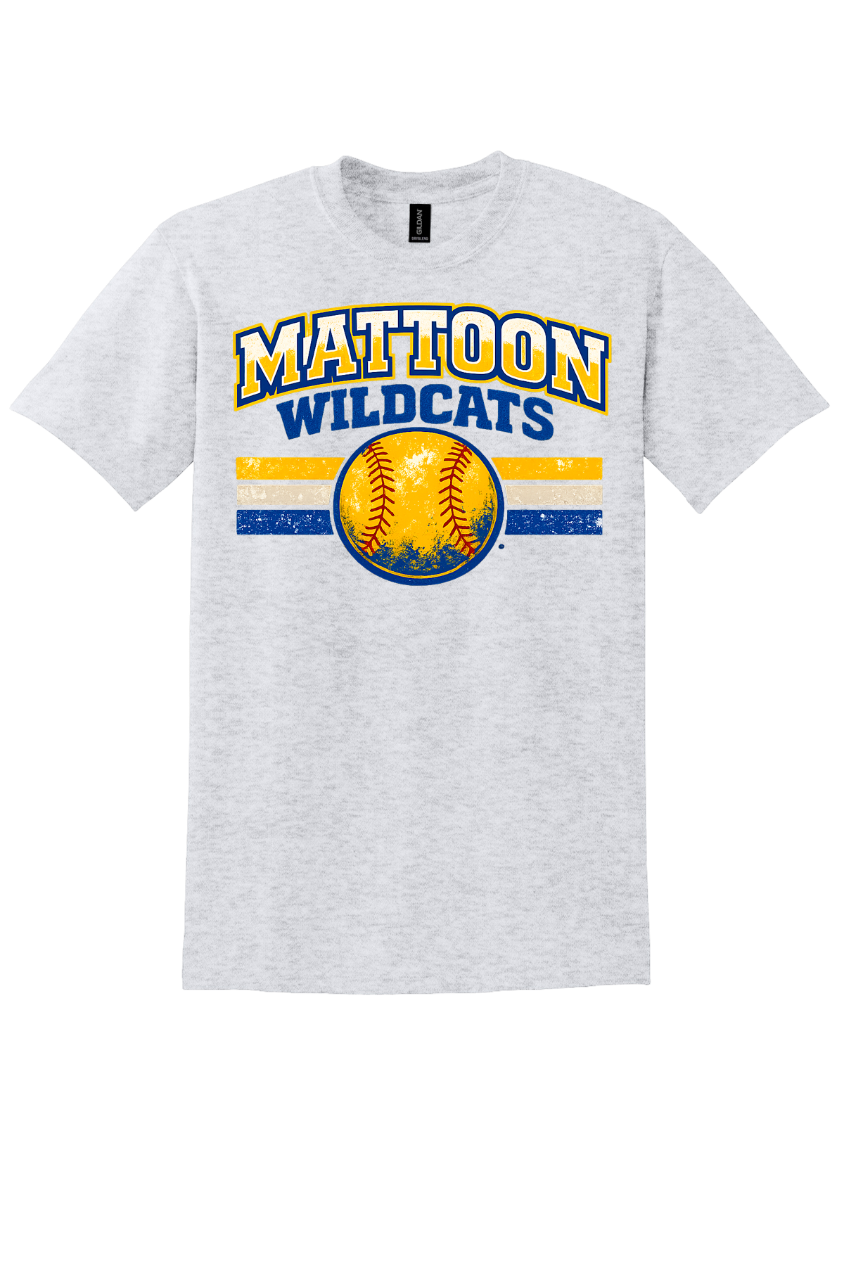 Wildcats Distressed Softball