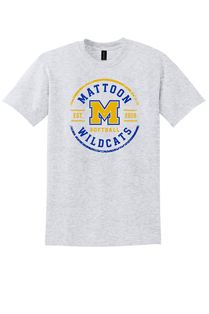 Wildcats Distressed Circle