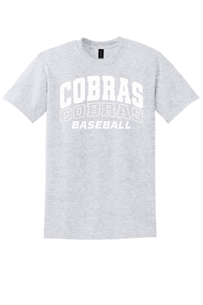 Cobras Baseball Outline White Version