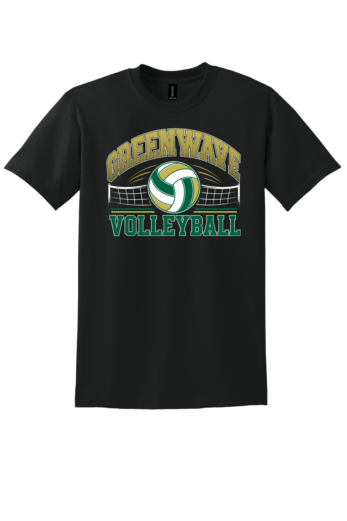 Greenwave Volleyball Halftone