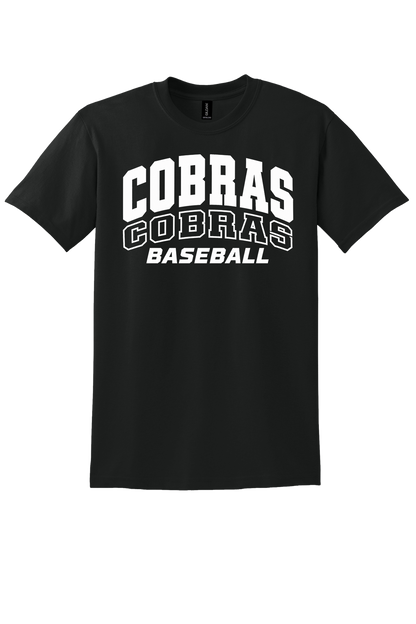 Cobras Baseball Outline White Version