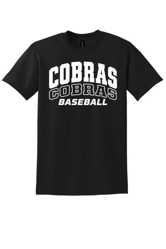 Cobras Baseball Outline White Version