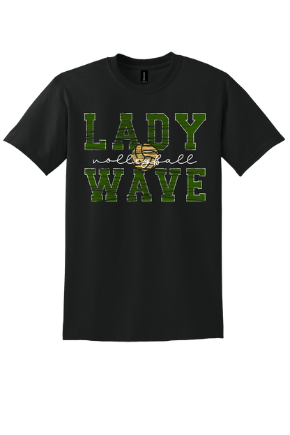 Lady Wave Volleyball Distressed