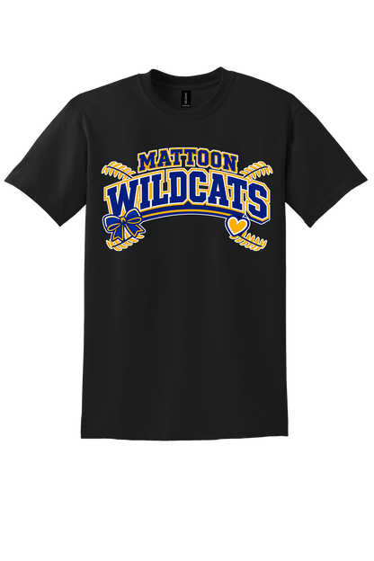 Wildcats Softball Heart&Bow