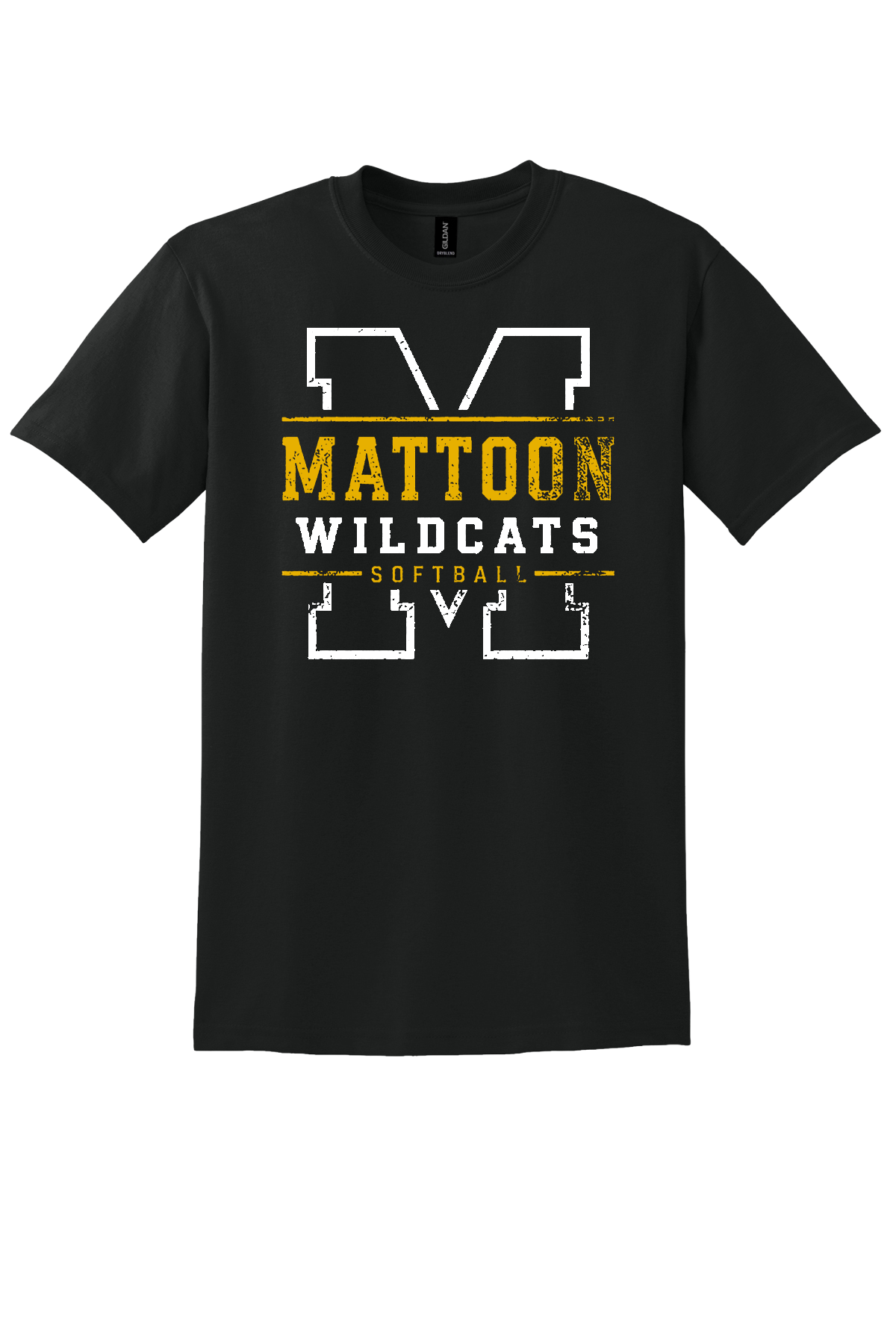 Wildcats Distressed M Softball