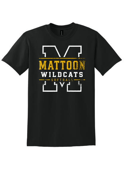 Wildcats Distressed M Softball