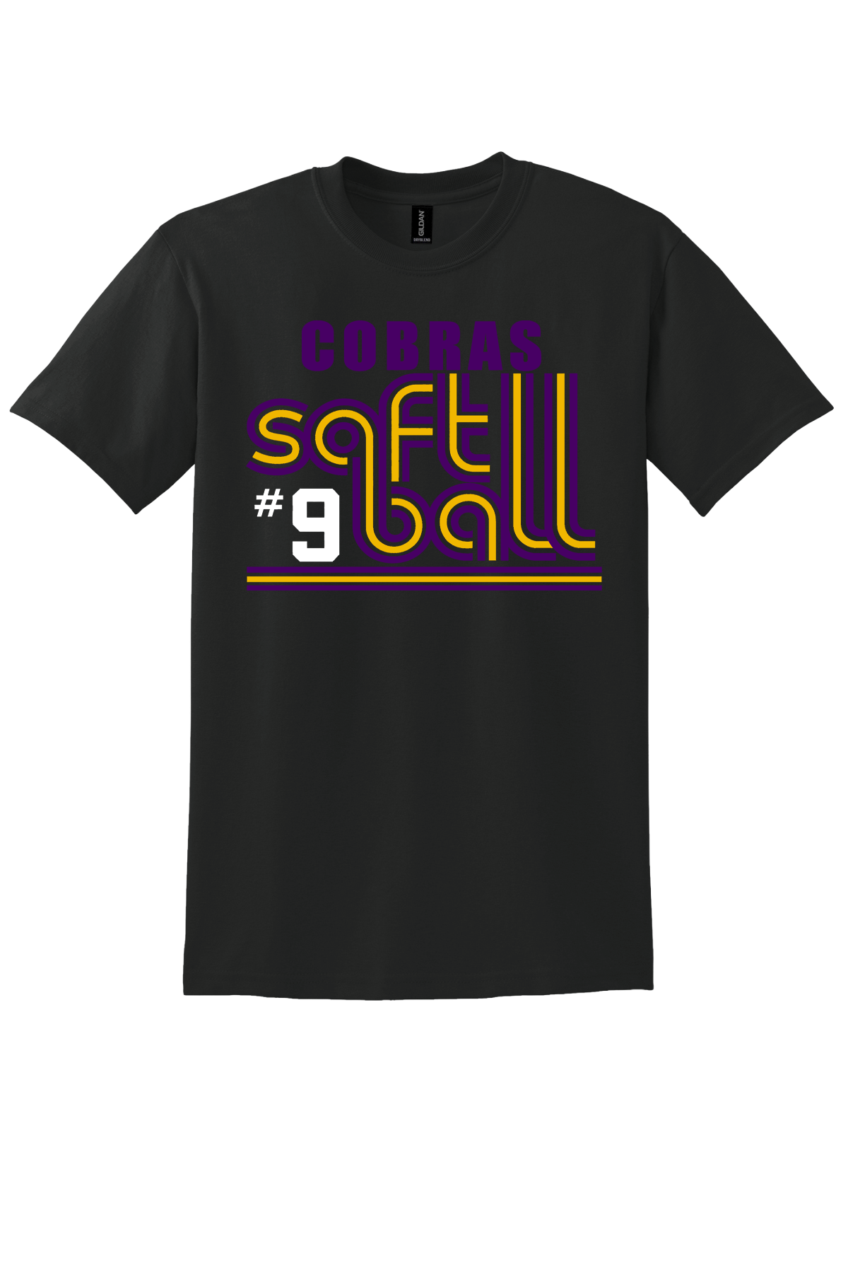 Retro Cobras Softball Logo