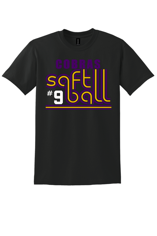 Retro Cobras Softball Logo