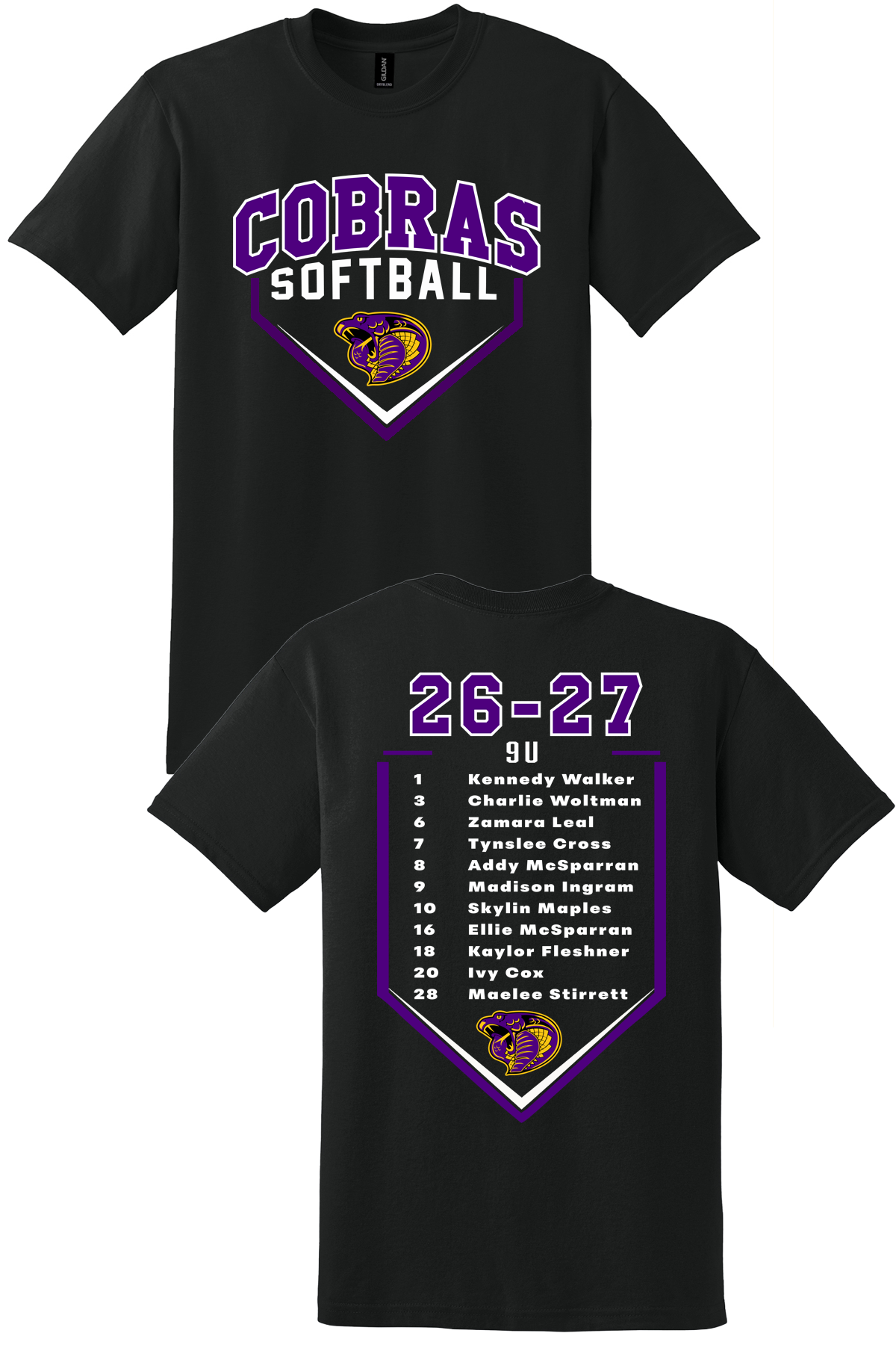 Cross 9U Team Shirt