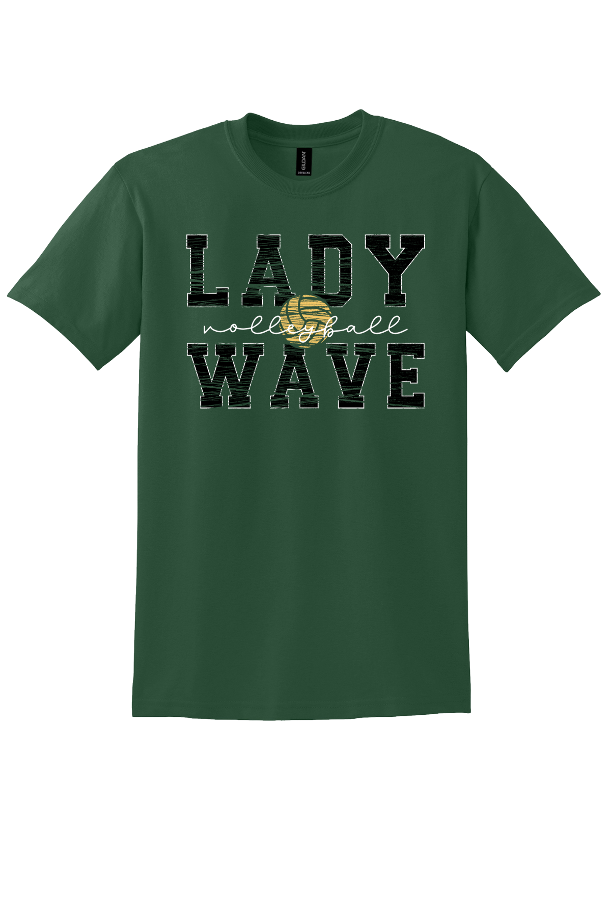 Lady Wave Volleyball Distressed