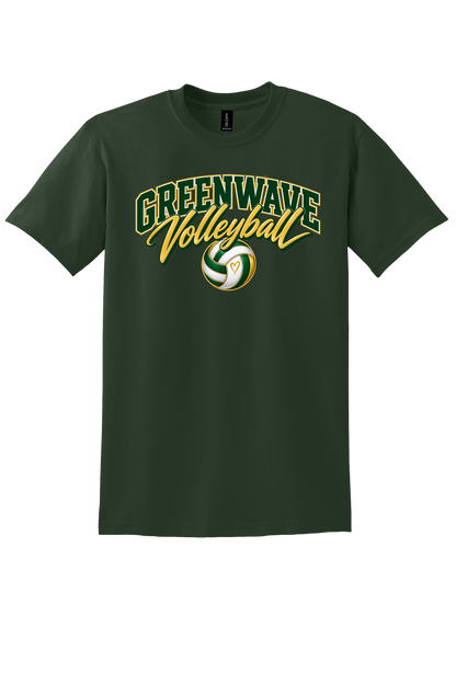 Greenwave Volleyball Heart