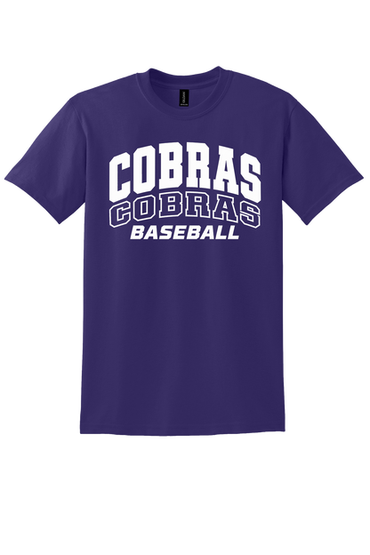Cobras Baseball Outline White Version
